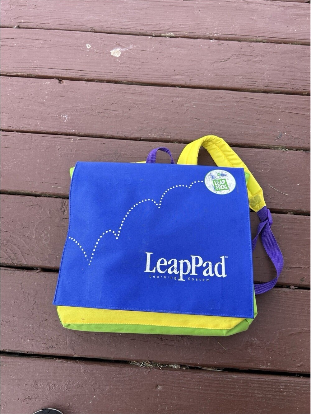leappad learning system Back Pack System 3 Book And 3 Cartridges. Tested Working